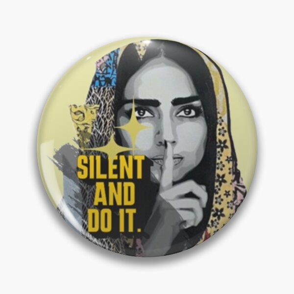 Item preview, Silent And Do It – Bold Motivational Quote Design designed and sold by ROBIOBAR.