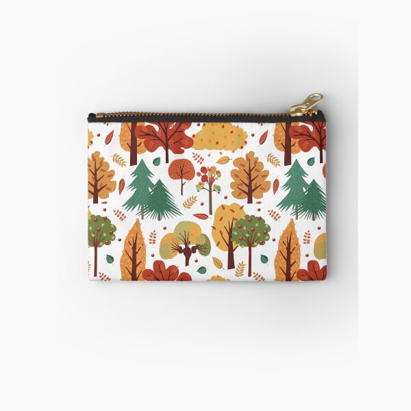 Item preview, Hand-Drawn Seamless Autumn Forest Pattern with Vibrant Fall Trees and Leaves designed and sold by KosaUA.