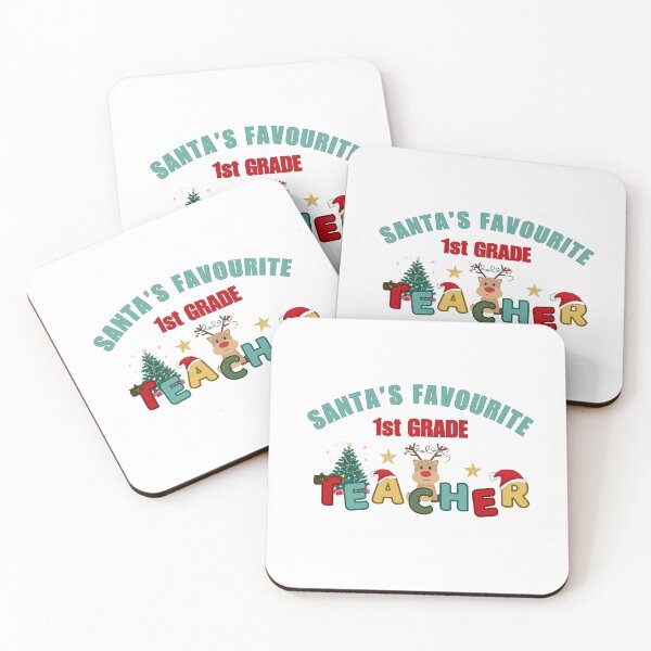 Item preview, Santa’s Favourite 1st Grade Teacher designed and sold by DixieGirlStudio.