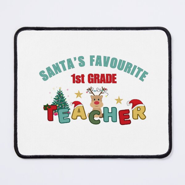 Item preview, Santa’s Favourite 1st Grade Teacher designed and sold by DixieGirlStudio.