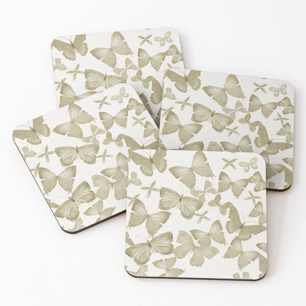 Item preview, Taupe Butterflies designed and sold by Catherine Holcombe.