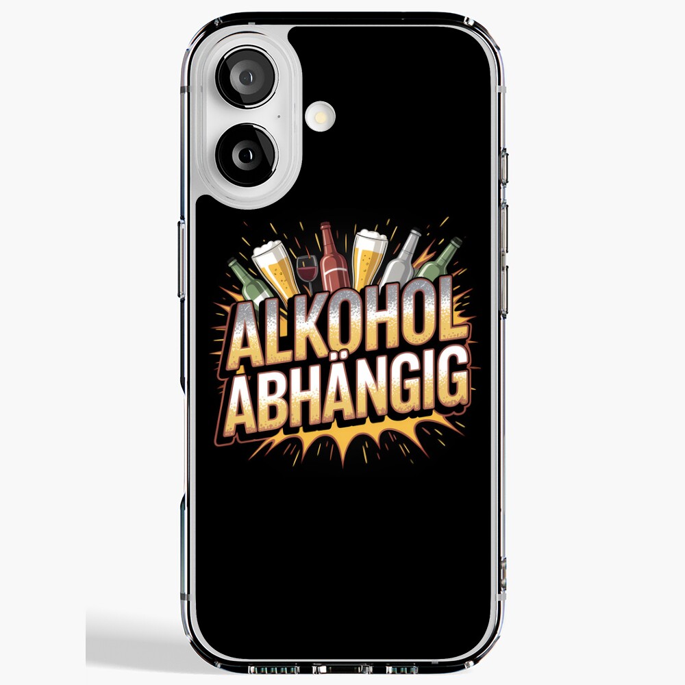 Alkohol Abhängig - Funny Drinking Meme Sticker