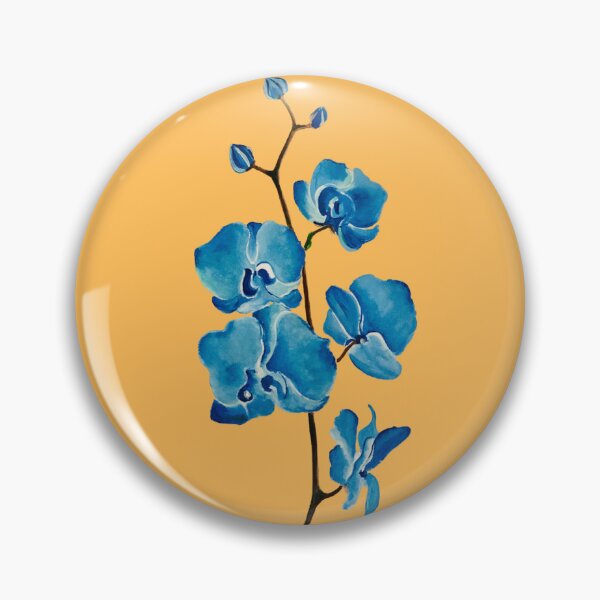 Item preview, Blue Orchid stem with quirky text - Be Bold, Be Orchid designed and sold by DollyJ.