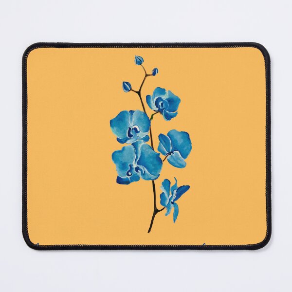 Item preview, Blue Orchid stem with quirky text - Be Bold, Be Orchid designed and sold by DollyJ.