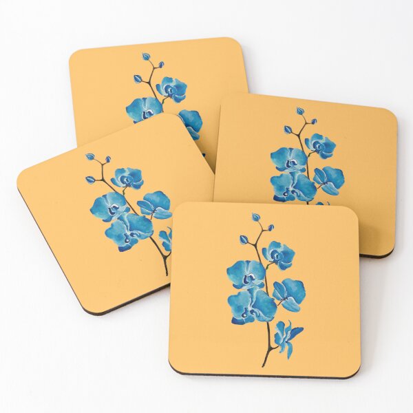 Item preview, Blue Orchid stem with quirky text - Be Bold, Be Orchid designed and sold by DollyJ.