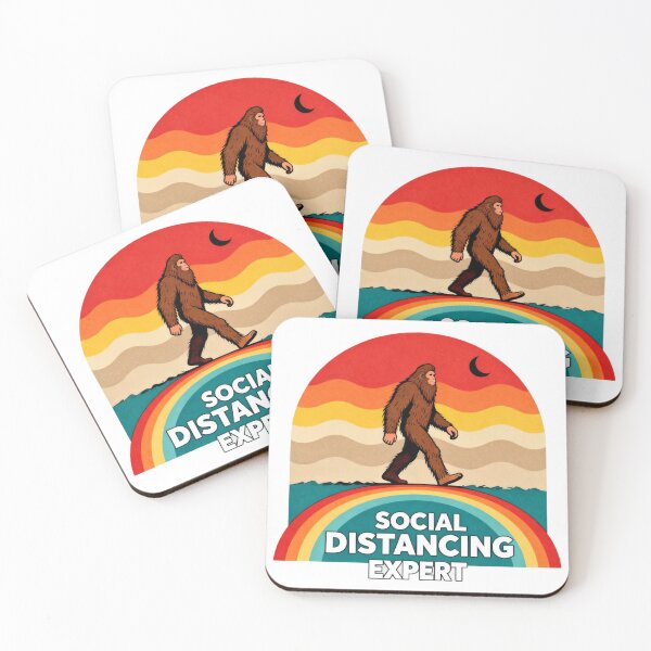Item preview, Funny Bigfoot Social Distancing Expert designed and sold by fangt30.