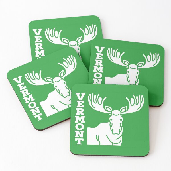 Item preview, Vermont Moose Retro Wildlife Nature Design designed and sold by ArtSpireWorks.