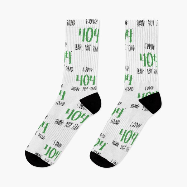 Item preview,  Error 404  Brain Not Found, Student & Gamer Gift Idea designed and sold by Anna-Kik.