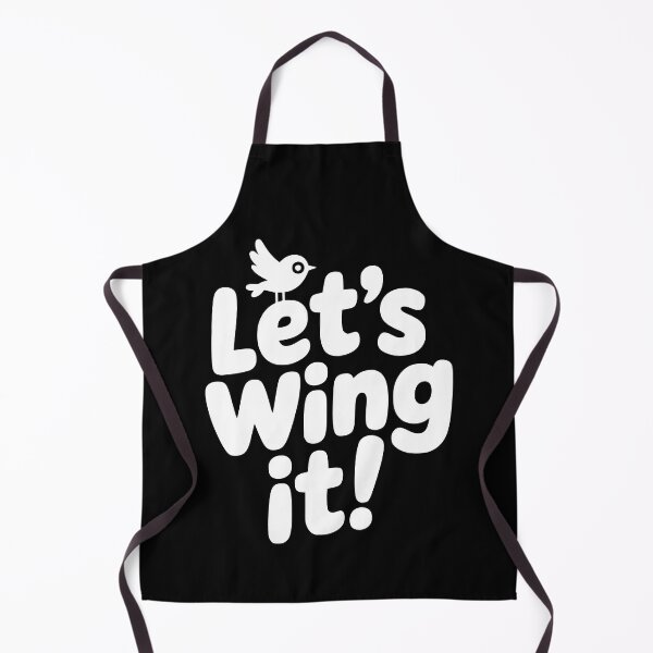 Item preview, Let's Wing It! Funny Bird Pun designed and sold by PMCreative.