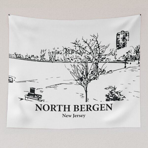 Item preview, North Bergen - New Jersey designed and sold by Lakeric Cityscapes.