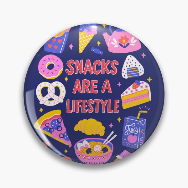 Item preview, Snacks Are a Lifestyle – Cute Food Illustration designed and sold by Itouchedabee.