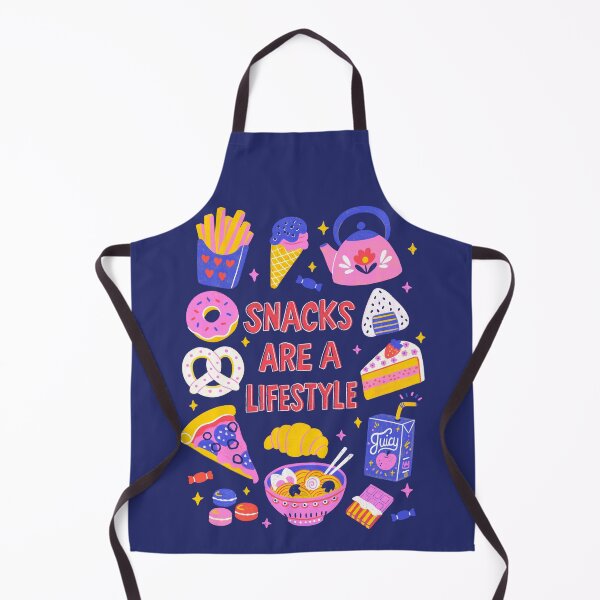 Item preview, Snacks Are a Lifestyle – Cute Food Illustration designed and sold by Itouchedabee.