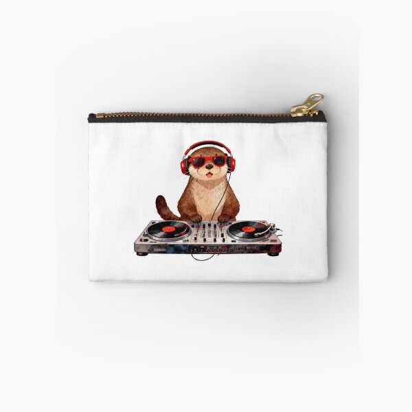 Item preview, Cool DJ Otter with Headphones designed and sold by fangt30.