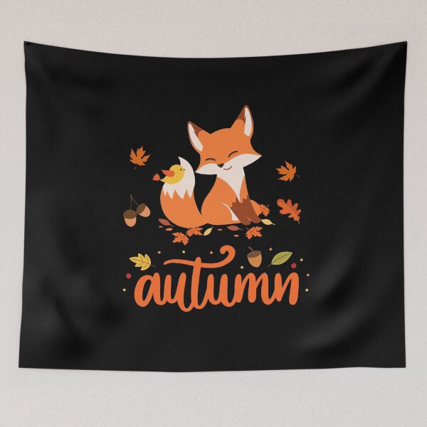 Item preview, Cute Autumn Fox – Fall Season Cozy Design designed and sold by TheBeeKindSpace.