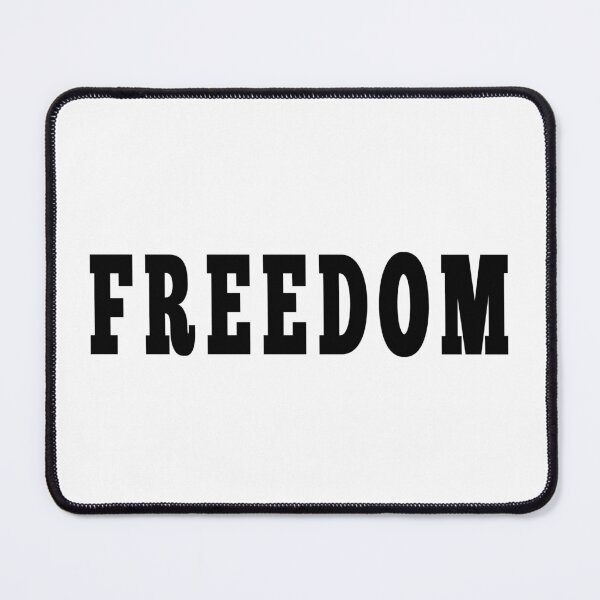 Item preview, FREEDOM (black text) designed and sold by fetch-it-studio.
