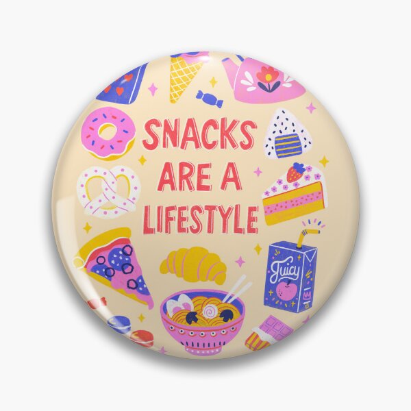 Item preview, Snacks Are a Lifestyle – Cute Food Illustration Light   designed and sold by Itouchedabee.