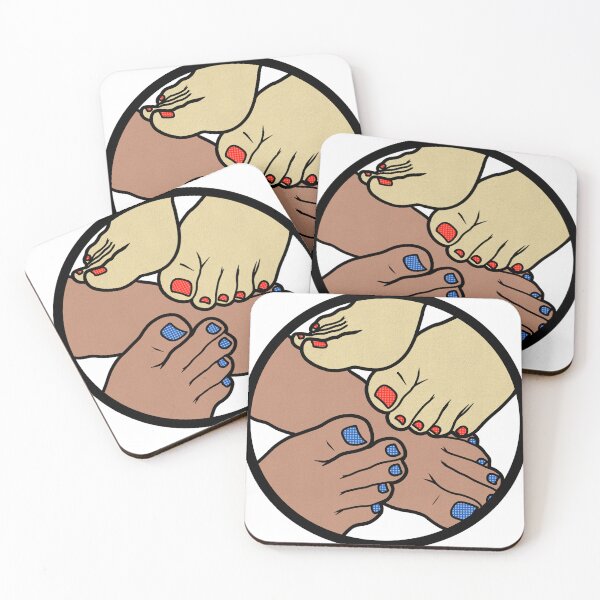 Item preview, Feet Bunch Badge designed and sold by SolefulStickers.
