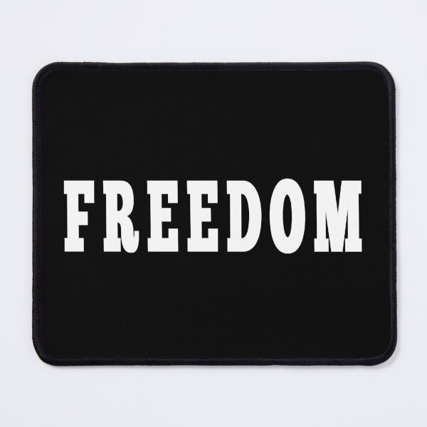 Item preview, FREEDOM (white text 2 ) designed and sold by fetch-it-studio.
