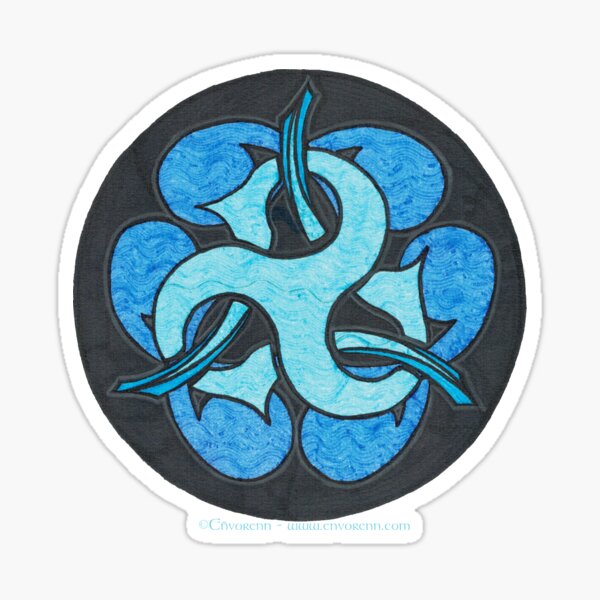 Triskel SplashWave Radio Sticker