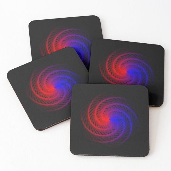Item preview, Geometric Sprial - Red vs Blue designed and sold by jonathondesign.