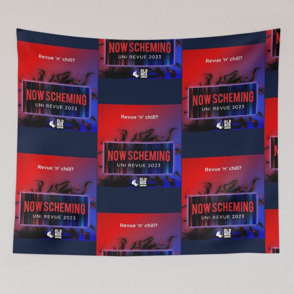 Item preview, Now Scheming - in red vs blue designed and sold by jonathondesign.