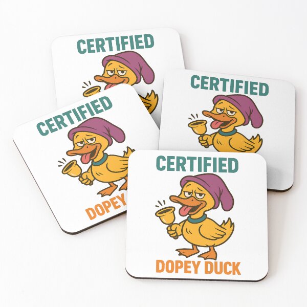 Item preview, Certified Dopey Duck designed and sold by TeeTimeTreasure.