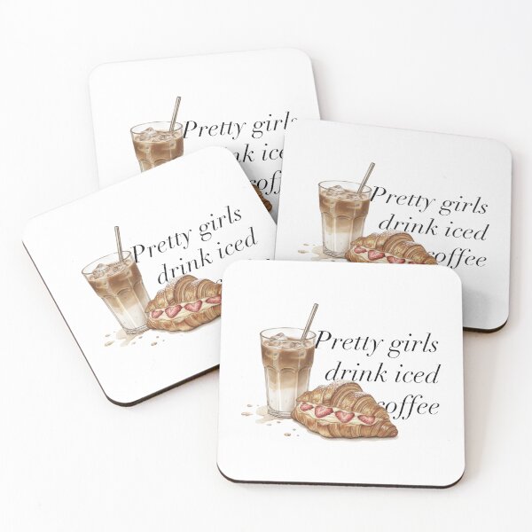 Item preview, Pretty girls drink iced coffee designed and sold by creativestuff11.
