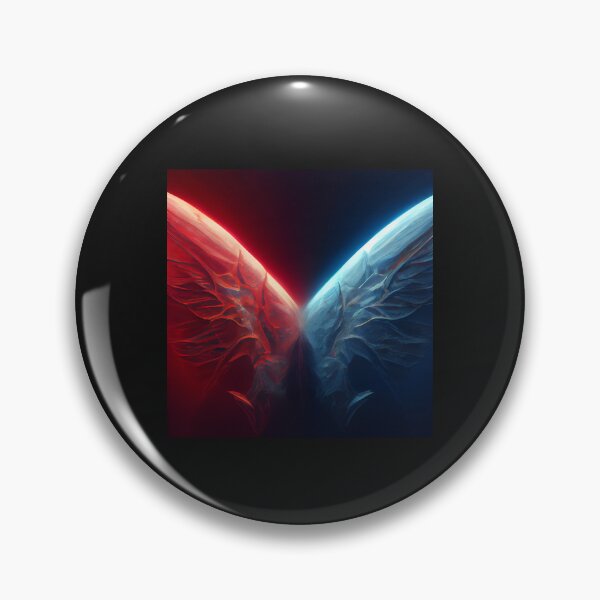 Item preview, Red VS Blue AbstractAI Generated designed and sold by jonathondesign.