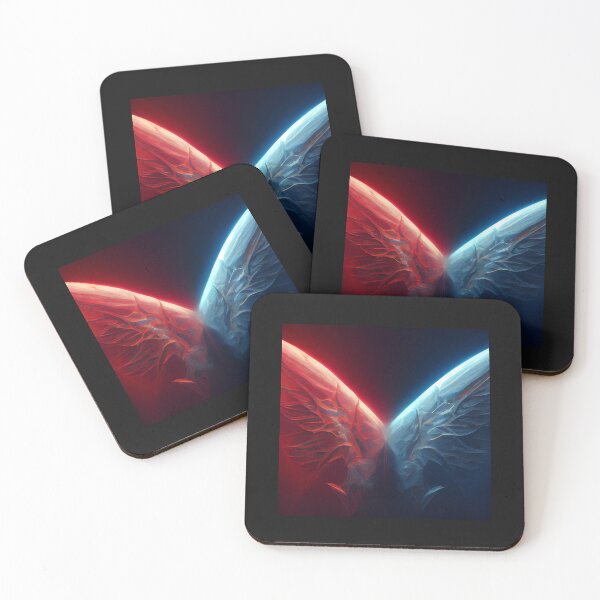 Item preview, Red VS Blue AbstractAI Generated designed and sold by jonathondesign.