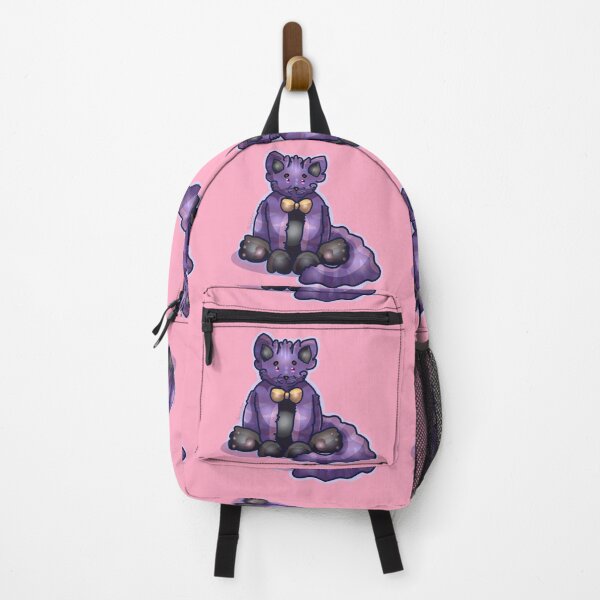 Item preview, Cute Chibi Purple Cat With Yellow Bowtie designed and sold by AHumanArtMachine.