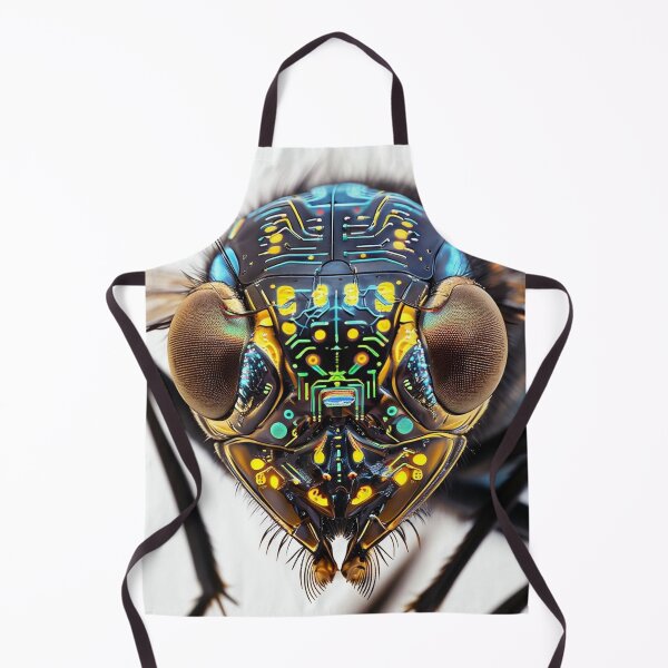 Item preview, Macro Fly – Psychedelic Cyberpunk Insect Art Tee for Bug Lovers & Surreal Neon Aesthetic designed and sold by Mythic Tide.
