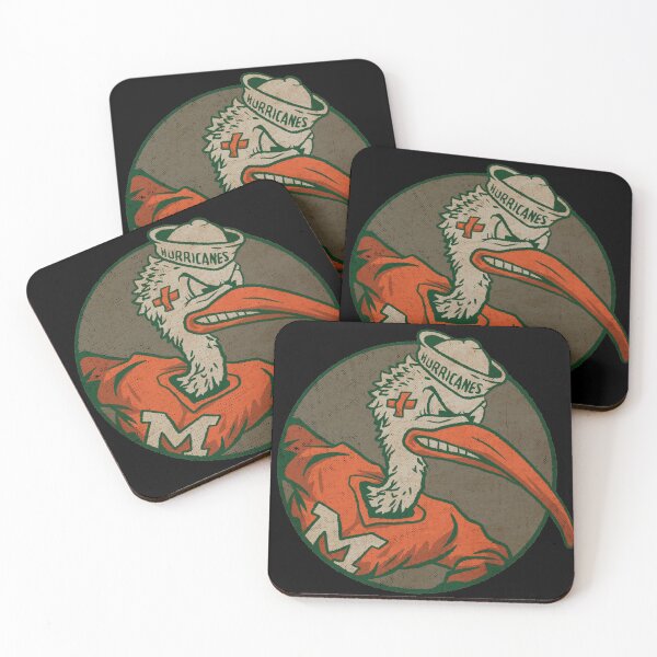 Item preview, miami hurricanes retro design designed and sold by Ushopfake.