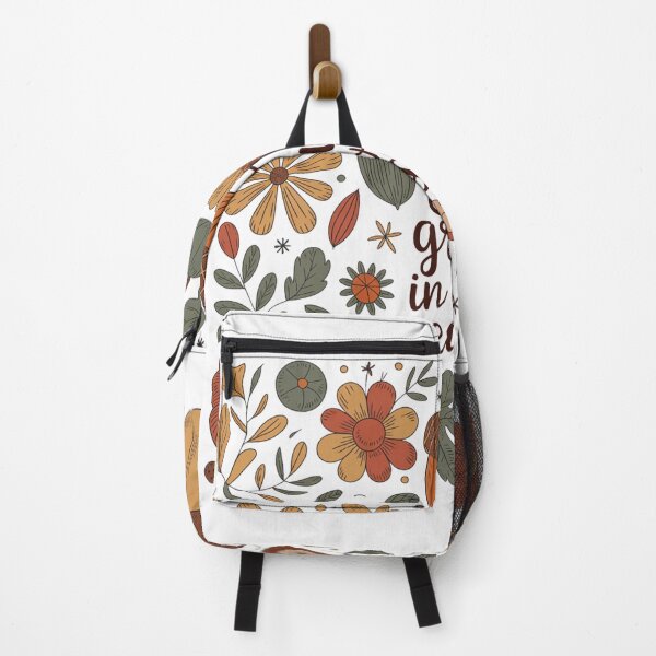 Item preview, Joy Grows in Every Season – Rustic Autumn Acorn & Floral Inspirational Design designed and sold by 5CatDesign.