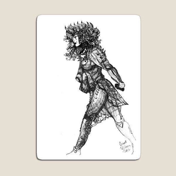 Item preview, Walk tall [Pen Drawn Figure Illustration] designed and sold by Grant Wilson.