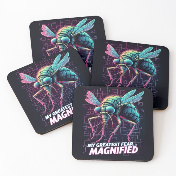 Item preview, My Greatest Fear… Magnified – Funny Scary Insect Shirt for Bug Nerds & Macro Horror Lovers designed and sold by Mythic Tide.