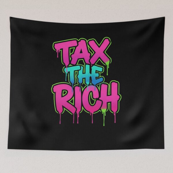 Item preview, Retro Tax The Rich Graffiti designed and sold by Echo Dusk.
