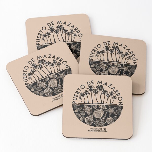 Item preview, Palm Trees and Black Seashells designed and sold by mzrn-souvenirs.