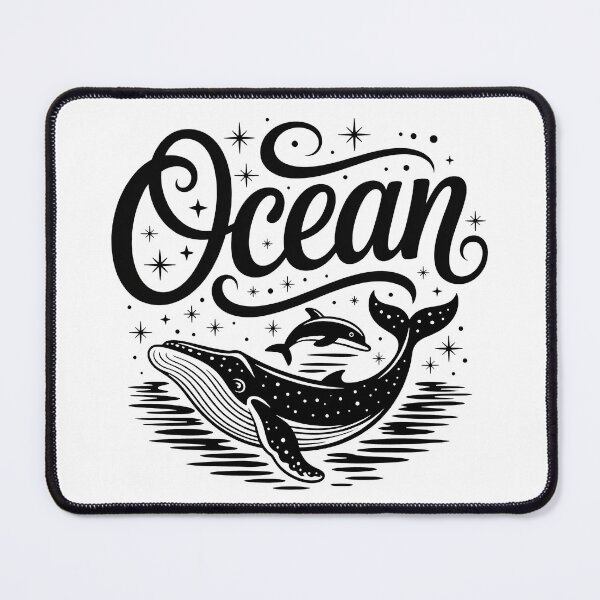 Item preview, Ocean Whale & Dolphin  designed and sold by Traveldrawings.
