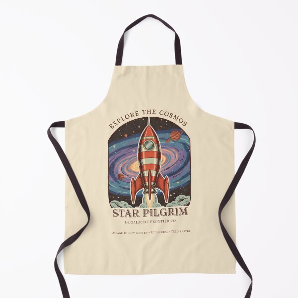 Item preview, Explore the Cosmos Retro Rocket Ship Space Design designed and sold by Imaginationbeyond.