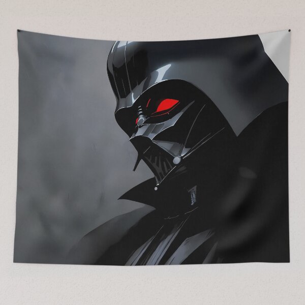 Item preview, Black Red Eyes Darth Vader Art Dark Side designed and sold by ART ATTACK ZONE.