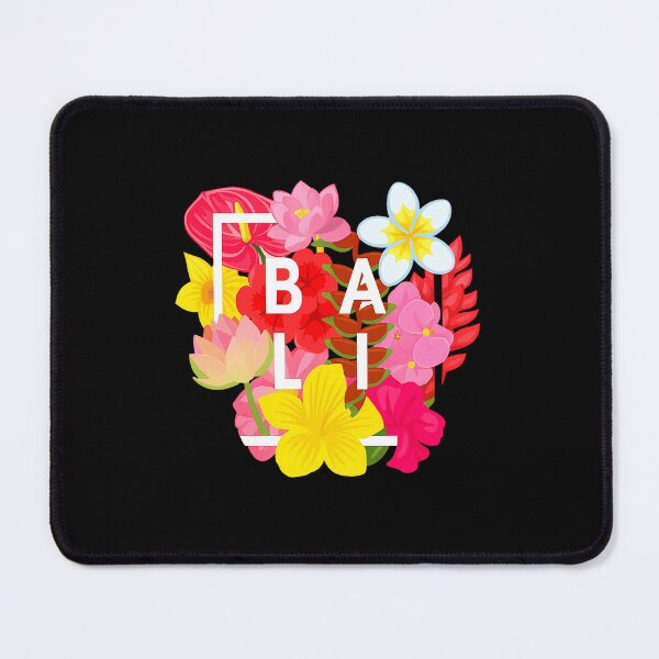 Item preview, Flowers of Bali Word Art - Bali Indonesia Souvenir designed and sold by SouthsPacific.