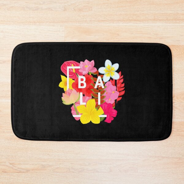 Item preview, Flowers of Bali Word Art - Bali Indonesia Souvenir designed and sold by SouthsPacific.