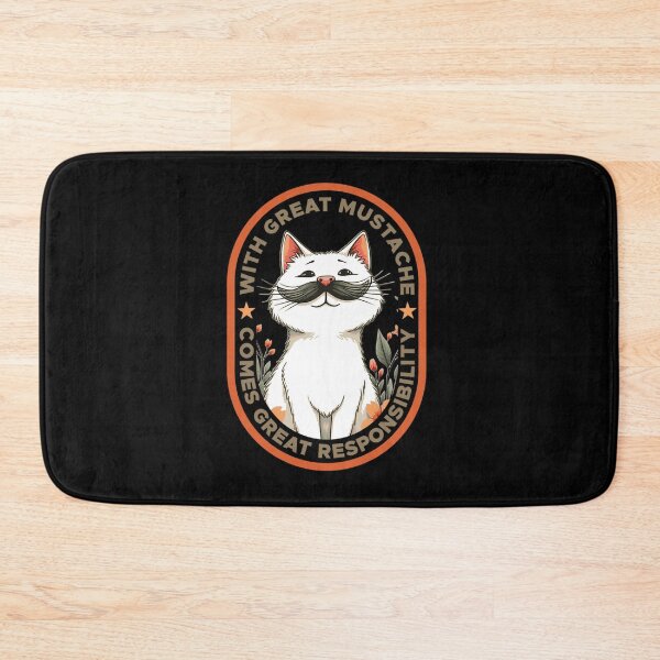 Item preview, With Great Mustache Comes Great Responsibility designed and sold by SkylarReily.