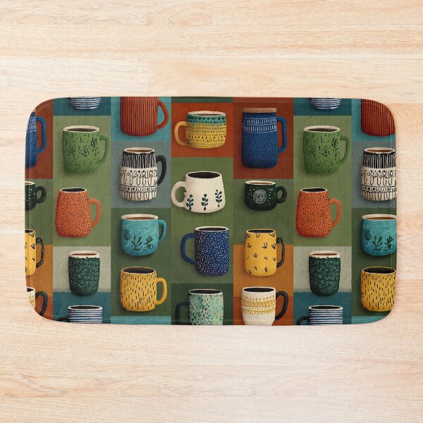 Item preview, Whimsical Coffee Mug Pattern designed and sold by Kybruno's Creations.
