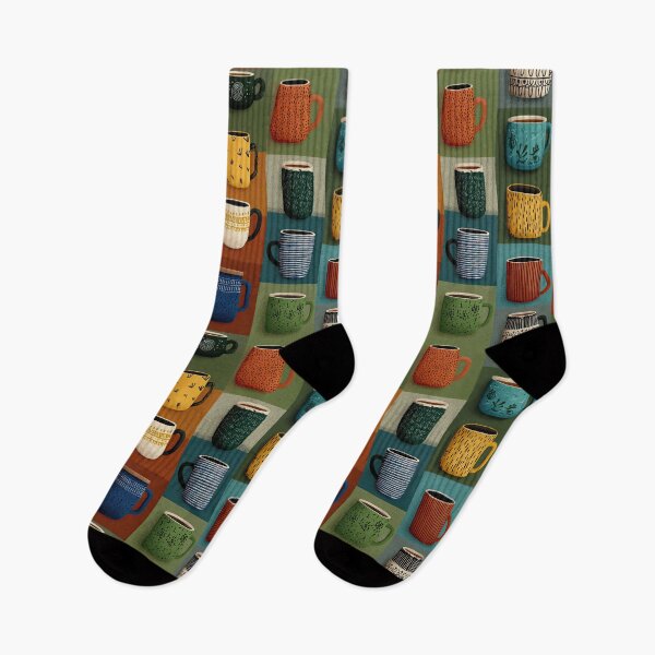 Item preview, Whimsical Coffee Mug Pattern designed and sold by Kybruno's Creations.