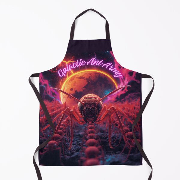Item preview, Galactic Ant – Neon Geometric Macro Head Tee | Surreal Psychedelic Insect Art for Futuristic Bug Lovers designed and sold by Mythic Tide.