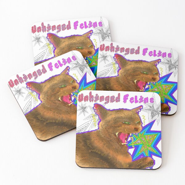 Item preview, Unhinged Feline designed and sold by Influxandinflow .