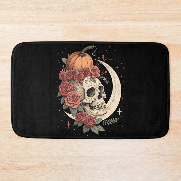 Item preview, Helloween Moonlit Skull designed and sold by SolombraArt.