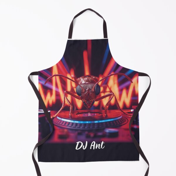 Item preview, DJ Ant – Neon Macro Head Tee | Psychedelic Party Insect Art for Music Lovers & Bug Nerds Who Drop Beats designed and sold by Mythic Tide.
