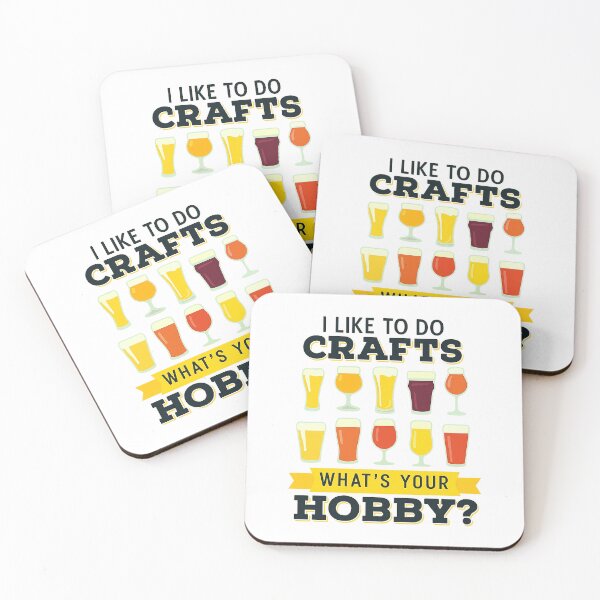 Item preview, Cerveza divertida Me gusta hacer manualidades ¿Cuál es tu pasatiempo? Bebida artesanal designed and sold by virostrength.